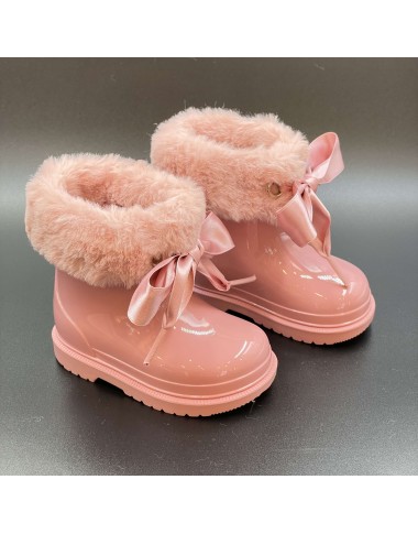 Stivaletto basso in gomma con pelliccia Pioggia 19/32