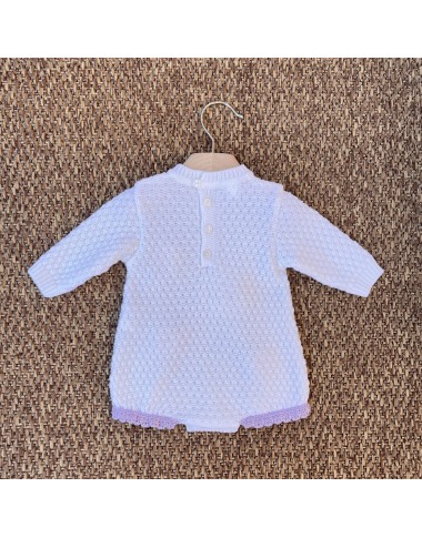 Tutina corta in lana "Fiori d'inverno" Tutine e Set Nascita