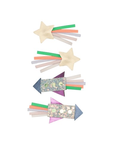 Set 4 mollette rocket girl Mollette e Fermagli