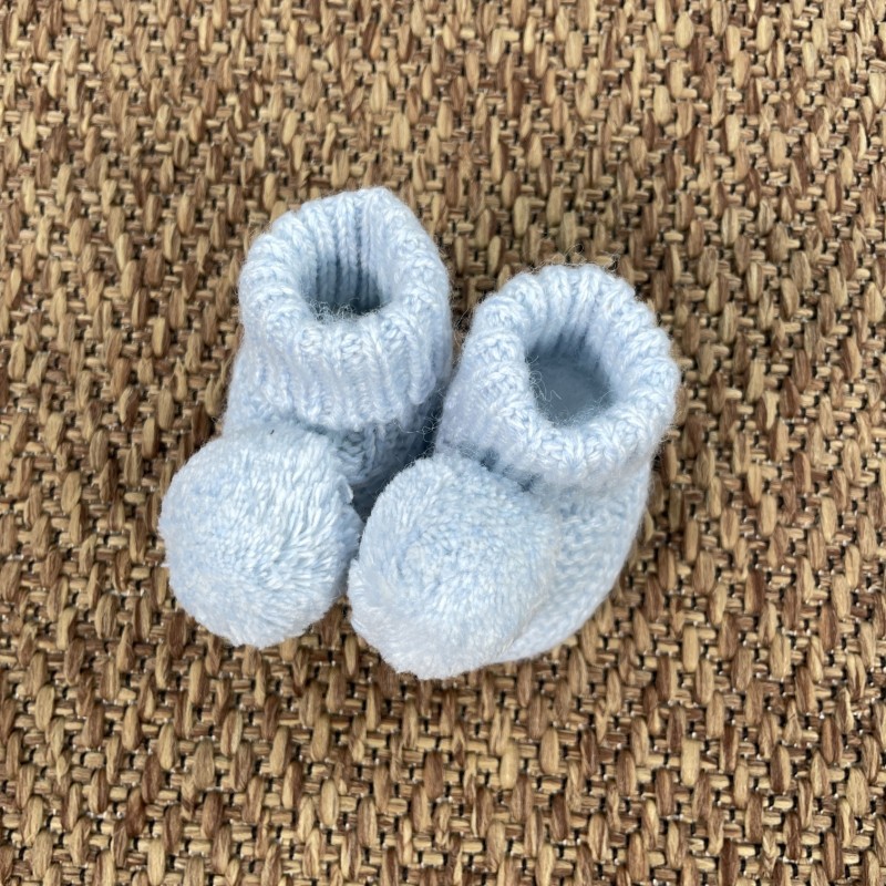 Babbucce pom pom lana Scarpe