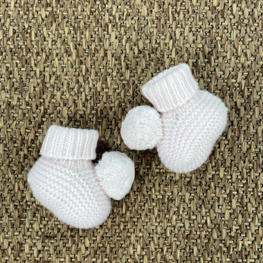 Babbucce pom pom lana Scarpe