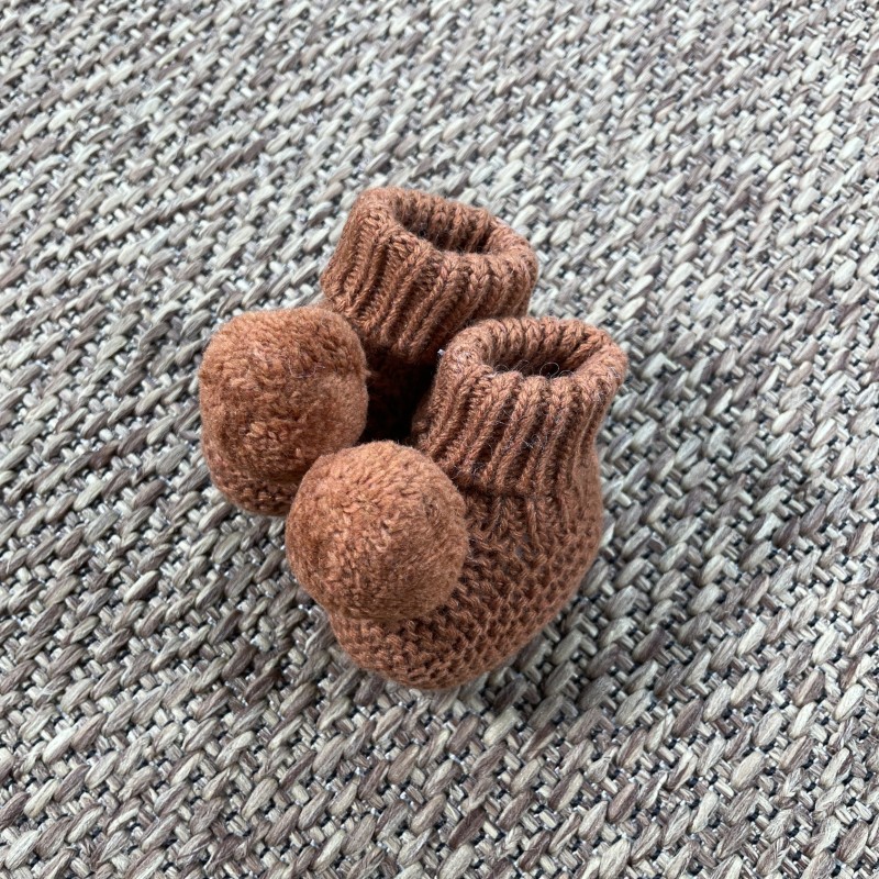 Babbucce pom pom lana Scarpe