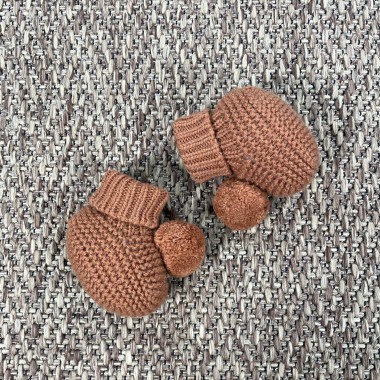 Babbucce pom pom lana Scarpe