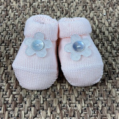 Babbucce fiore Babbucce 0/3 mesi