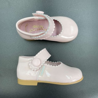 Ballerina bottone vernice Scarpe
