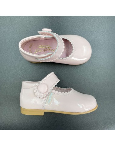 Ballerina bottone vernice Scarpe