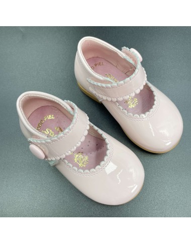 Ballerina bottone vernice Scarpe