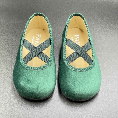 Ballerina in velluto Scarpe