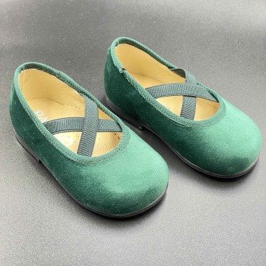 Ballerina in velluto Scarpe