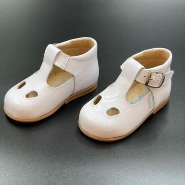 Scarpa Occhielli Vernice Scarpe