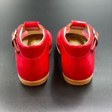 Scarpa Occhielli Vernice Scarpe