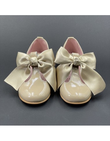 Fiocco patent leather shoe