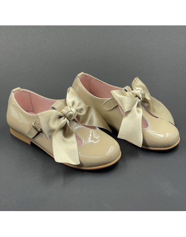 Fiocco patent leather shoe