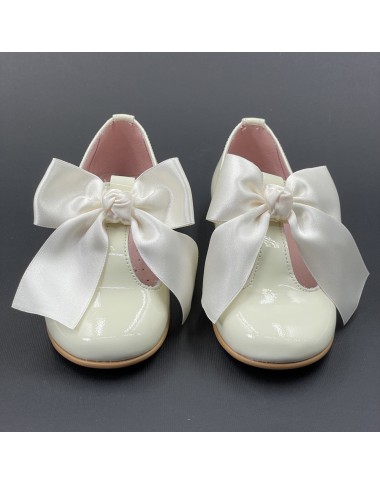 Fiocco patent leather shoe