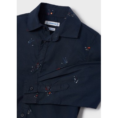 Camicia m/l stampata          Bimbo 2/8 anni