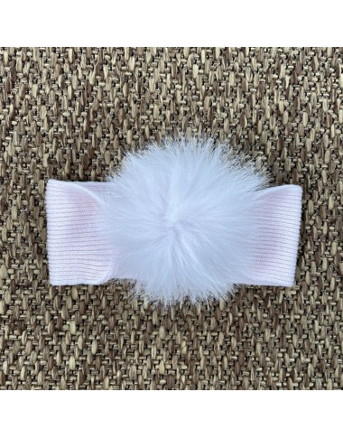 Headband with pom pom