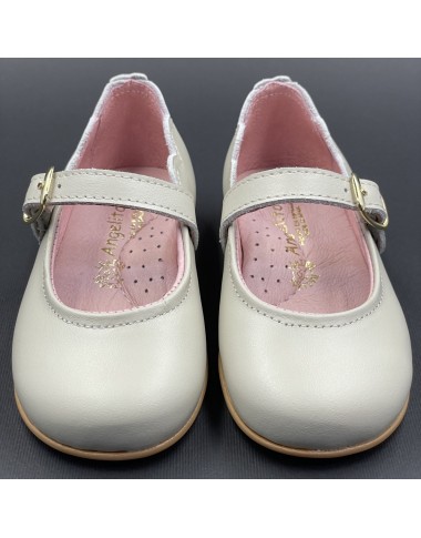 Ballerina smerlata in pelle Scarpe