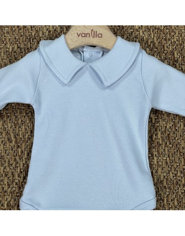 Bodysuit with pointed neck and long sleeves