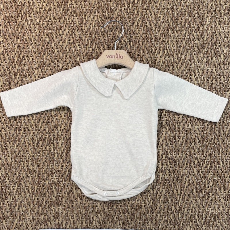 Body collo a punta Manica lunga Neonato 0/36