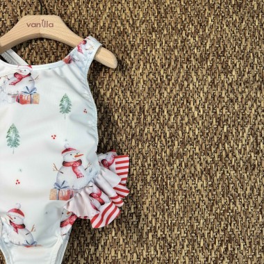 Costume natalizio Neonata 0/36