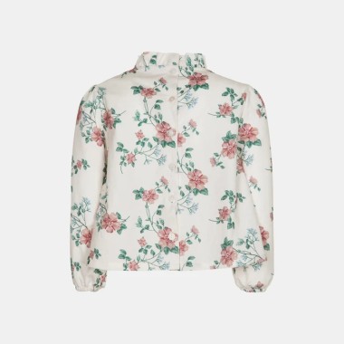 Blusa fiori Bimba 2/8 anni