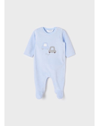Chenille car onesie