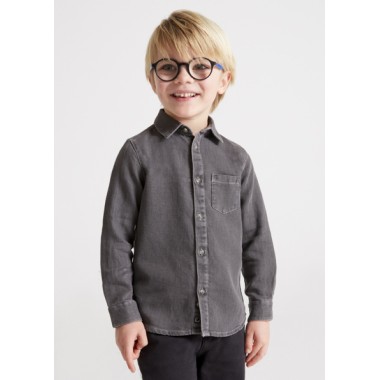 Camicia m/l soft denim        Bimbo 2/8 anni