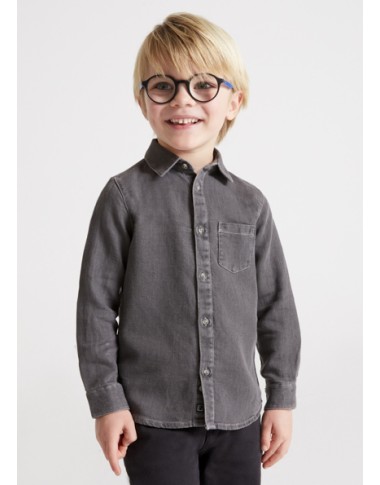 Soft denim s/l shirt