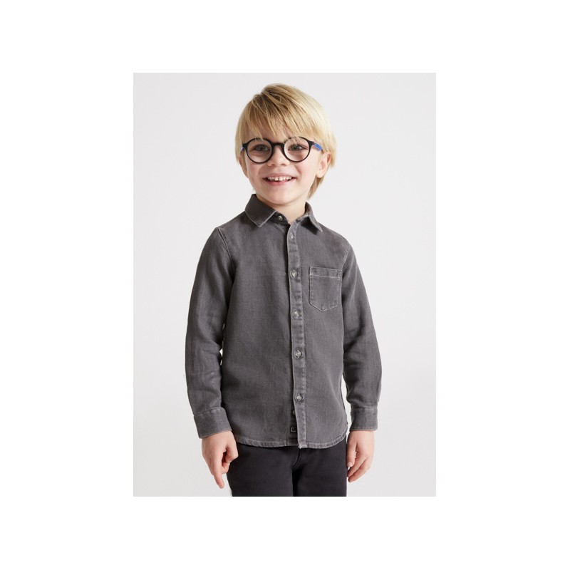 Camicia m/l soft denim        Bimbo 2/8 anni