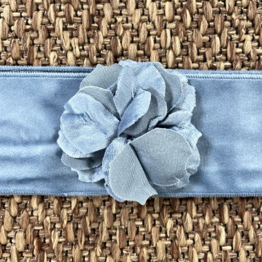 Cintura in velluto fiore Cinture e Bretelle