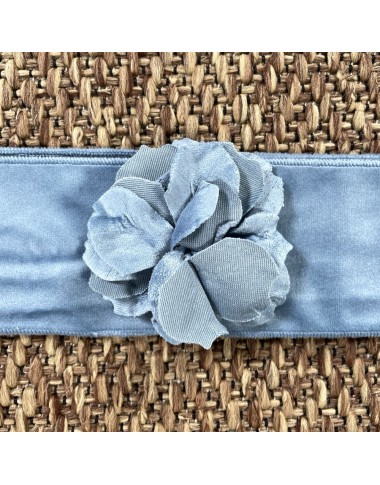 Cintura in velluto fiore Cinture e Bretelle