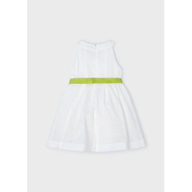 Abito cinta fiori           Bimba 2/8 anni