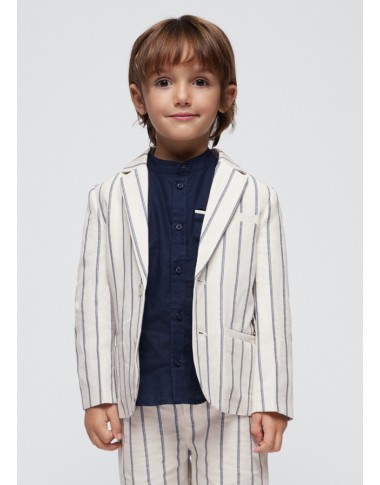 Giacca lino righe Giacca e Gilet