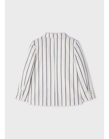 Striped linen jacket