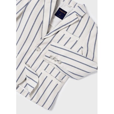 Giacca lino righe Giacca e Gilet