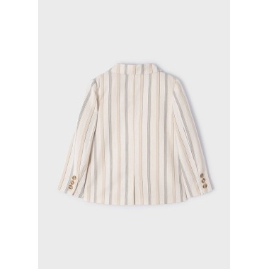Giacca lino righe Bimbo 2/8 anni