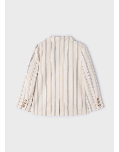 Striped linen jacket