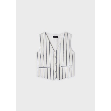 Gilet in lino Bimbo 2/8 anni