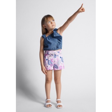Blusa lino                    Bimba 2/8 anni