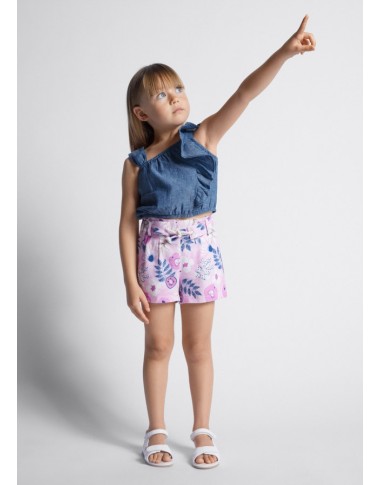 Blusa lino                    Bimba 2/8 anni