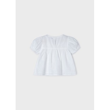 Blusa ricamata                Bimba 2/8 anni