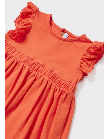 Jersey dress with pineapple handbag