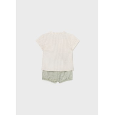 Completo camicia e bermuda Neonato 0/36