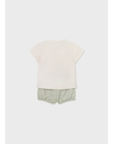 Completo camicia e bermuda Neonato 0/36