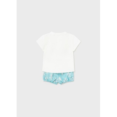 Completo camicia e bermuda tartarughe Neonato 0/36