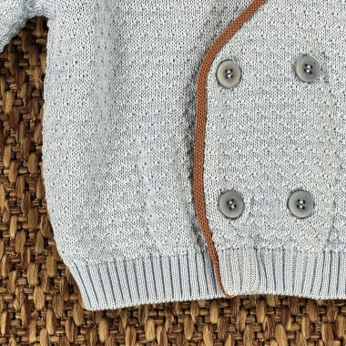 Giacchino in filo di cotone Cardigan e Maglia