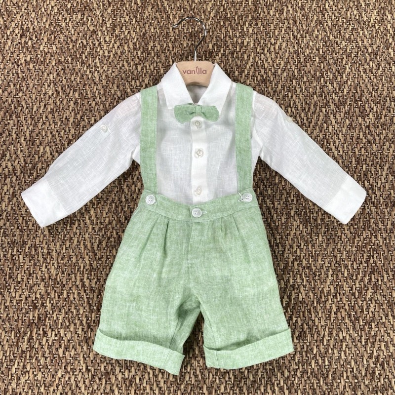 Completo in lino Neonato 0/36