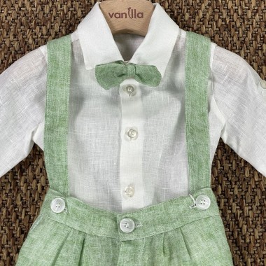 Completo in lino Neonato 0/36