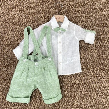 Completo in lino Neonato 0/36