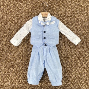 Completo in lino Neonato 0/36